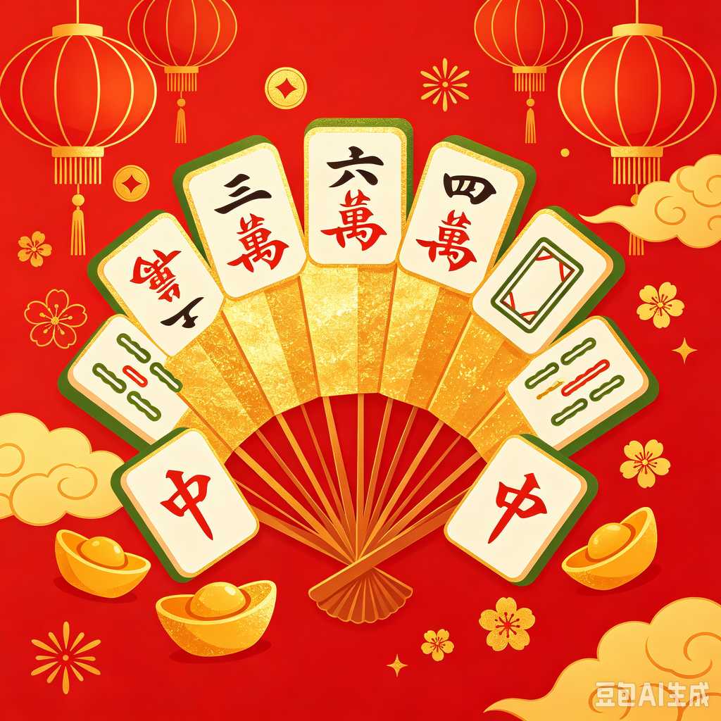 small portable mahjong set